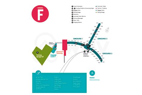 Philadelphia International Airport Terminal Map