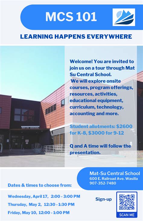 Mat-Su Central School Orientation Tour - Connect Mat-Su