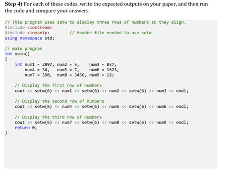 Image result for Write a Program Using Setw