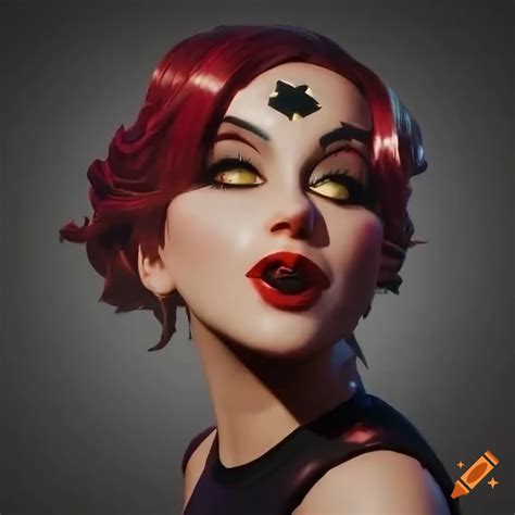 High definition vintage halloween pinup on Craiyon