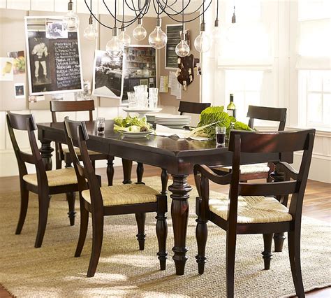 pottery barn dining room tables
