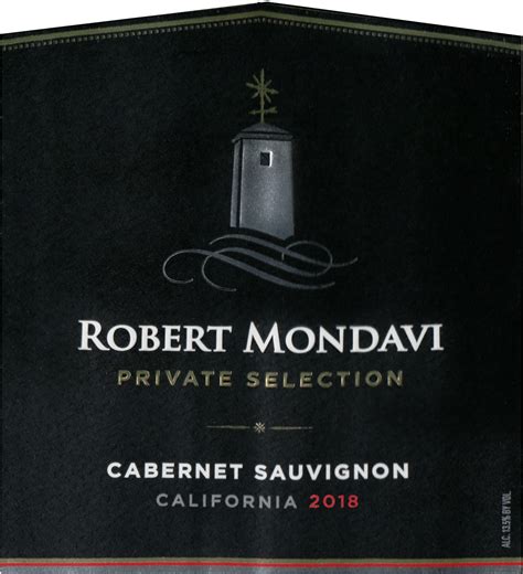 2018 Robert Mondavi Private Selection Cabernet Sauvignon Central Coast ...