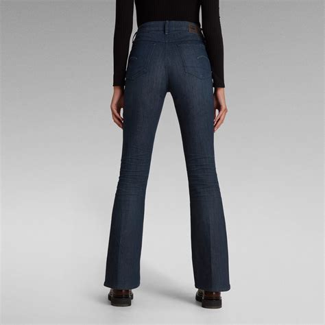 3301 Flare Jeans | Women | Dark blue | G-Star RAW®