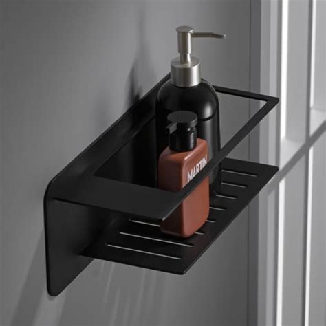 Estantes De Baño BETHARI Negros - Comprar Estantes De Baño.