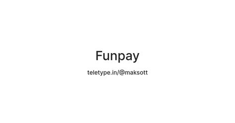Funpay — Teletype