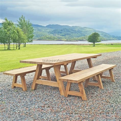 Wooden Picnic Table Costway Outdoor Camping Table Set Folding Picnic ...