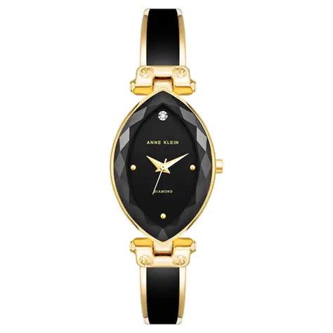 Anne Klein Black Dial Analog Watch for Women - AK4018BKGB – KRISHNA ...