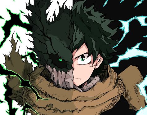Dark Deku Unleashed: HD My Hero Academia Anime Wallpaper by bern