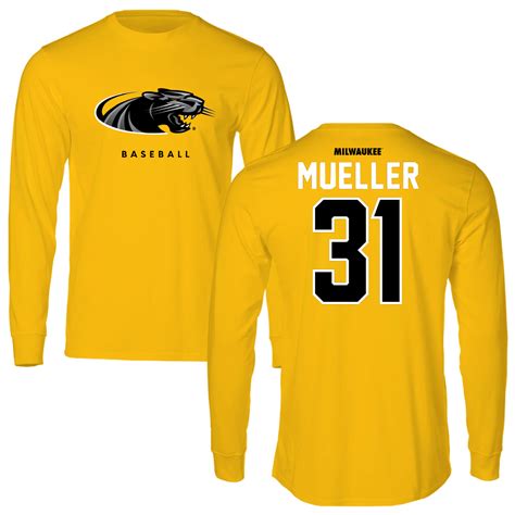 #31 Matthew Mueller | University of Wisconsin-Milwaukee Baseball Gold ...