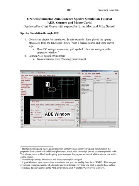 Cadence Simulation Tutorial 的图像结果
