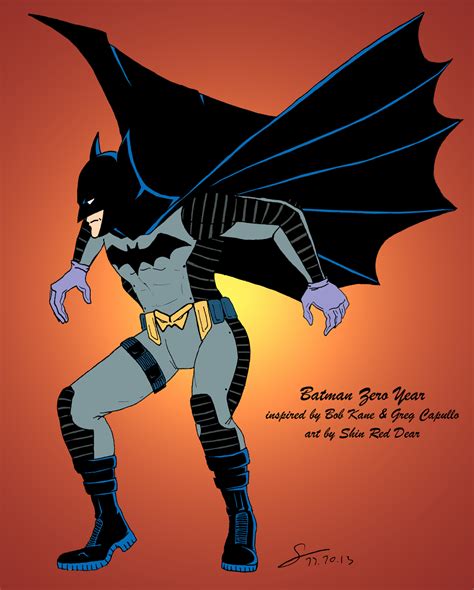Batman Zero Year Tribute: The Bob Kane pose by ShinRedDear.deviantart ...