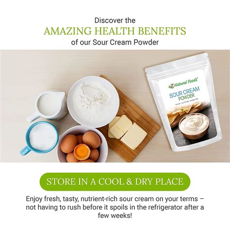 Z Natural Foods Shelf Stable Sour Cream Powder - Made in the USA | Buy ...