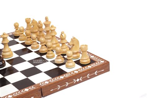 Paramount Dealz Personalized Handcrafted Inlaid Wooden Chess Board Gam