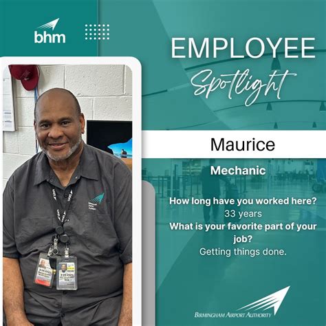 Meet Maurice! Maurice has worked for Birmingham Airport Authority for ...