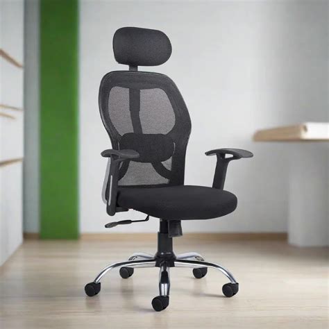 Executive Ergonomic Office Chair Height Adjustable Seat, Push Back Tilt ...