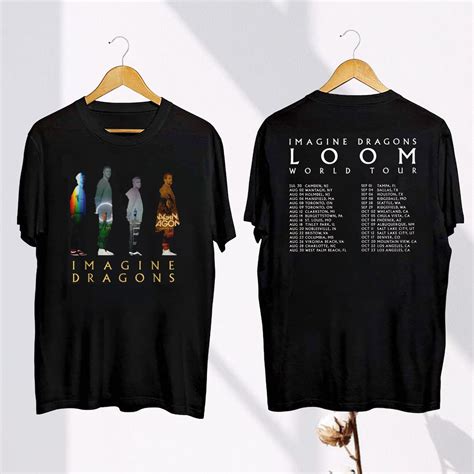 Graphic Imagine Dragons Loom Tour 2024 T-Shirt, Imagine Dragons Band ...