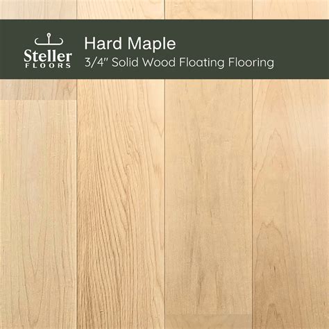 Steller Floors - All-In Hard Maple, Solid Wood Flooring Project Pack