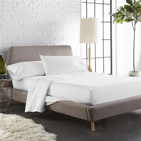 Blue Dahlia Cotton Flat Bedsheet for Single Bed 300TC, Sateen Weave ...