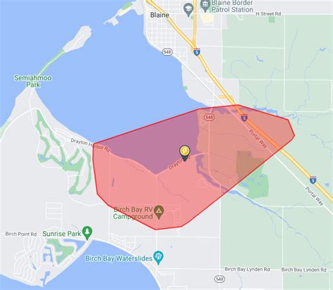 Power outage leaves hundreds between Birch Bay and Blaine in the dark ...