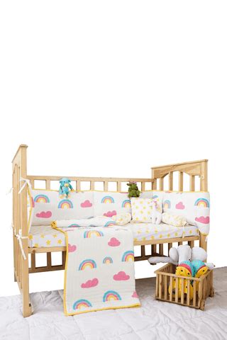Magical Rainbow Cot Bumper – BumblebeeIND