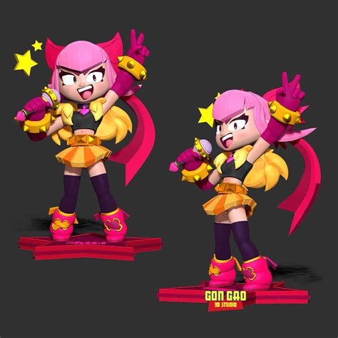 Melody - Brawl Stars 3D Model by Sinh Nguyen