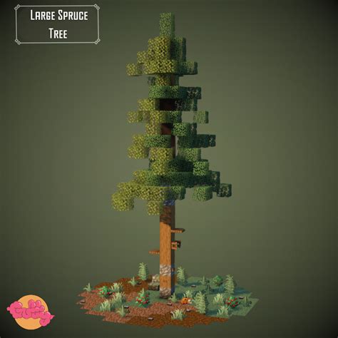 Spruce Wood Minecraft