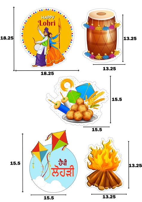 Buy Lohri Party Cutouts | Party Supplies | Thememyparty – Theme My Party