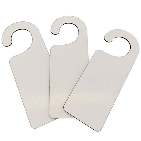 Buy VING 20 Pack MDF Sublimation Blank Wooden Door Hangers Online at ...