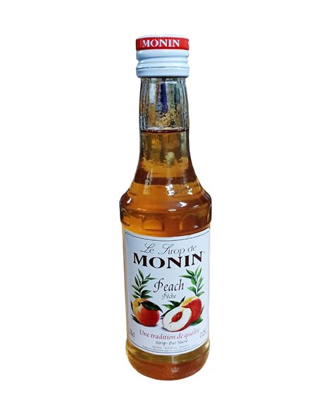 Monin Peach Syrup 250 ml Pack of 1 : Amazon.in: Grocery & Gourmet Foods