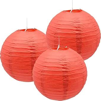 Buy GreenUniverse 12 Inch INCH RED Chinese Japanese Paper Lanterns ...