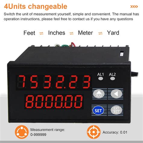 JIAWANSHUN Digital Length Meter Counter - India | Ubuy