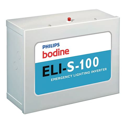 Bodine Emerg. Lighting Inverter, 100W, 120/277VAC ELI-S-100 | Zoro