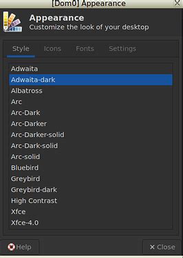 Guide: Xfce global dark mode in Qubes 4.0 / 4.1 - Community Guides ...