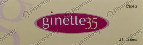 Ginette 35mg Strip Of 21 Tablets: Uses, Side Effects, Price & Dosage ...