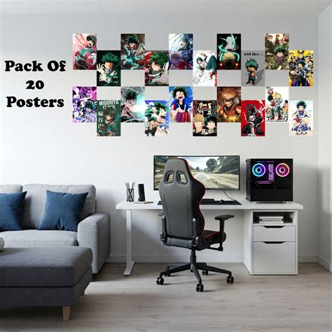My Hero Academia Poster A4 Size Pack of 20 – Printkarr