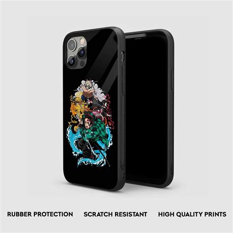 Demon Slayer Kimetsu Silicone Armored Phone Case - Ultimate Protection