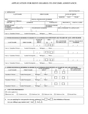 Fillable Online Housing Application Form. Patent search fields Quick ...