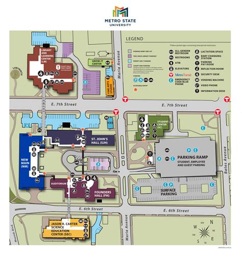 Metropolitan State University Campus Map - All Maps