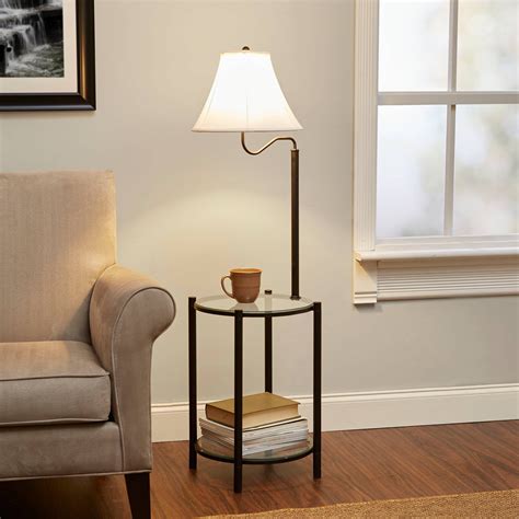 End Tables With Built In Lamp - Actually it exceeded my expectations ...