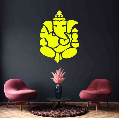 Jazzika Wall Stencil Pack of 1 (Size:- 16X24 Inch) DEVOTIONAL THEME ...