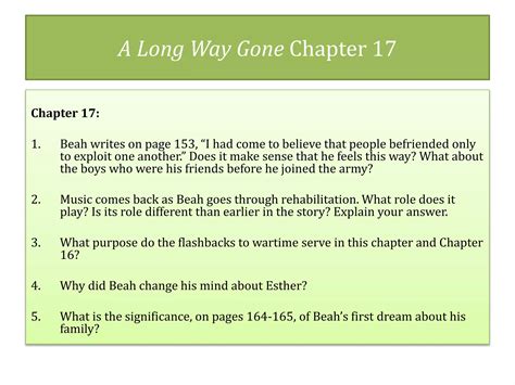 A long way_gone_unit_power_point_slides | PPTX