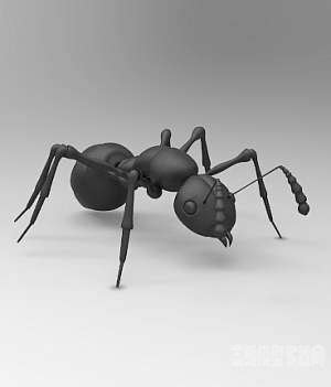 蚂蚁3d模型_max|3dmax - 蚂蚁-3d模型_免费下载 - 爱给网