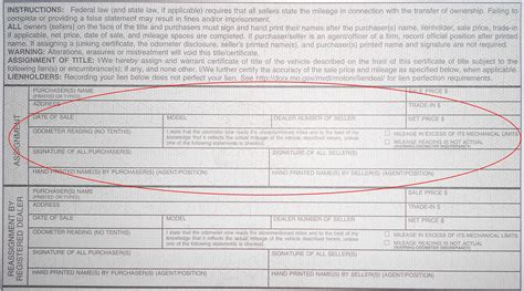 How to Title a Vehicle in Missouri