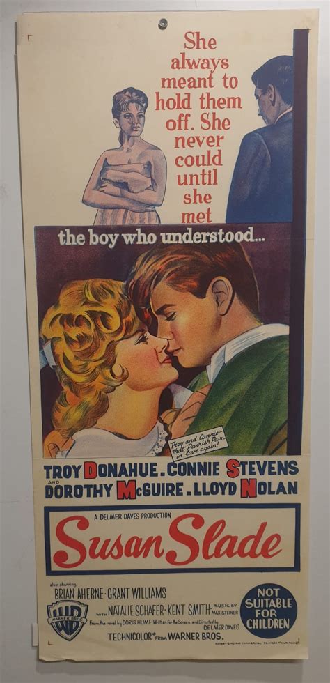 ORIGINAL DAYBILL MOVIE POSTER - SUSAN SLADE - 1961 - X Marks The Shop