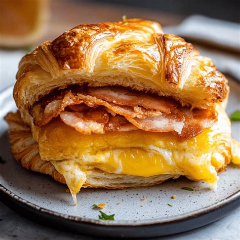 5 Irresistible Croissant Breakfast Sandwiches Ideas