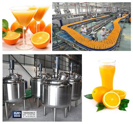 橙汁饮料的生产工艺