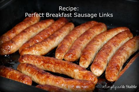 Breakfast Ideas Sausage at Frankie Weinstock blog