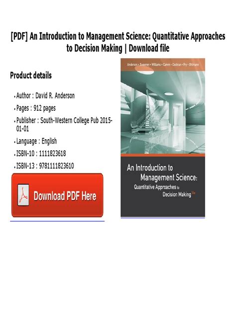 Management Science Book PDF 的图像结果