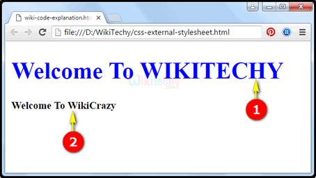 External CSS Example 的图像结果