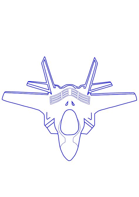 F-35 Lightning II Fighter Jet Vector Art SVG - Etsy Australia - F-35 Drawing
